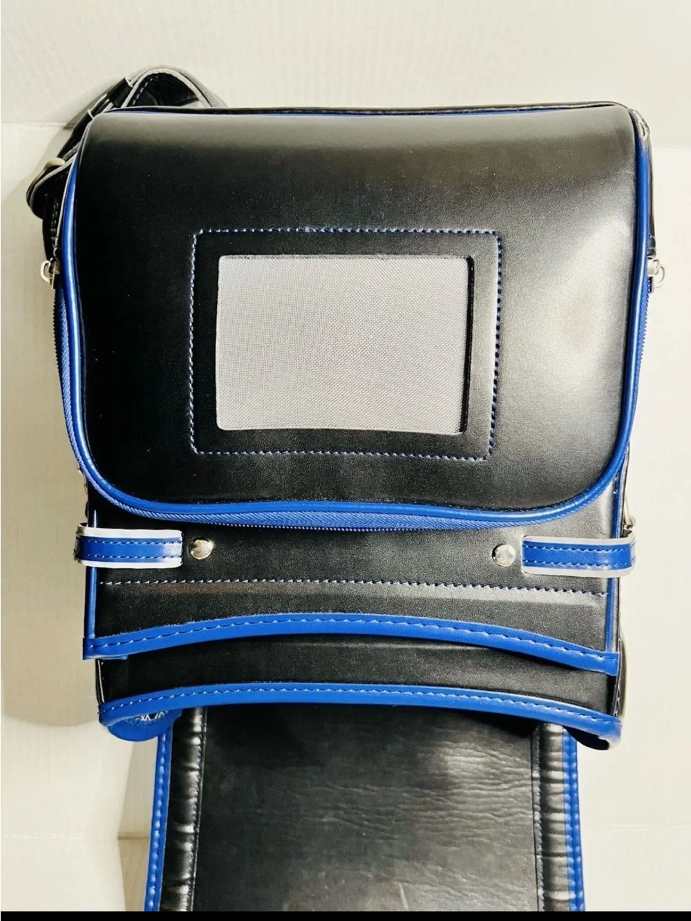 Japanese School Bag Blue/Black/white Backpack Japanese School ( Randoseru Style)